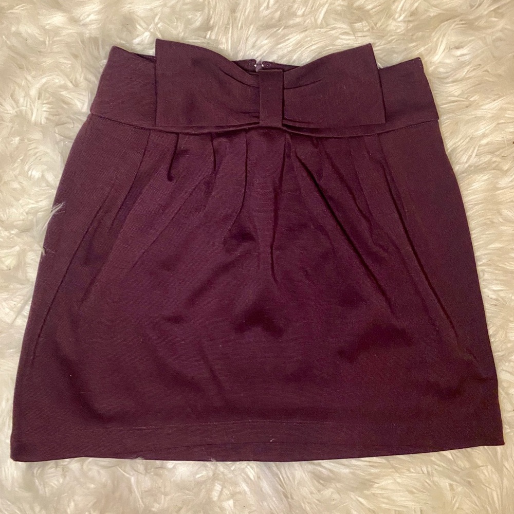 Dark Purple Skirt